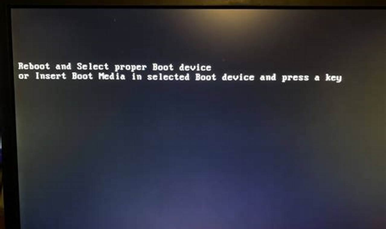 Troubleshooting Pc Boot Issues