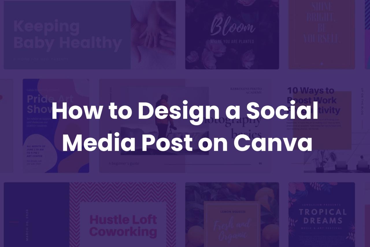 How To Design A Social Media Post On Canva