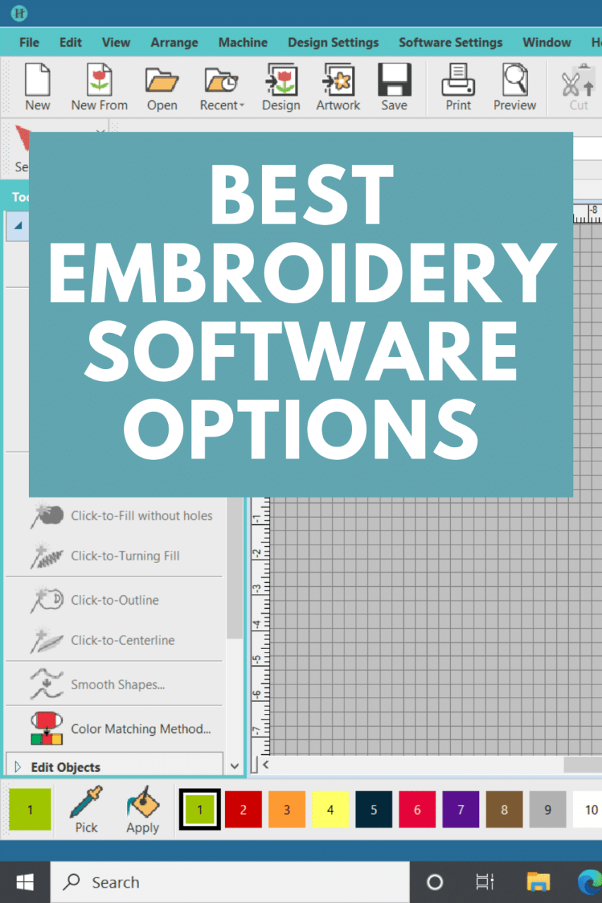 5 Best Embroidery Digitizing Software