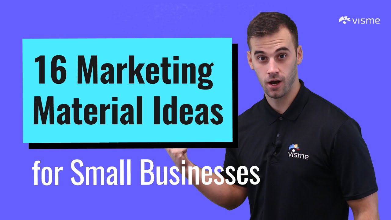 16 Marketing Material Ideas for Small Businesses + Templates to use