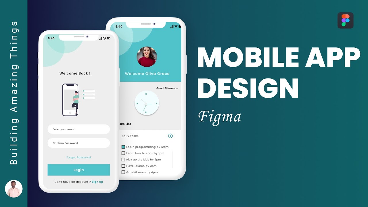 Figma Mobile App Design Tutorial infographie