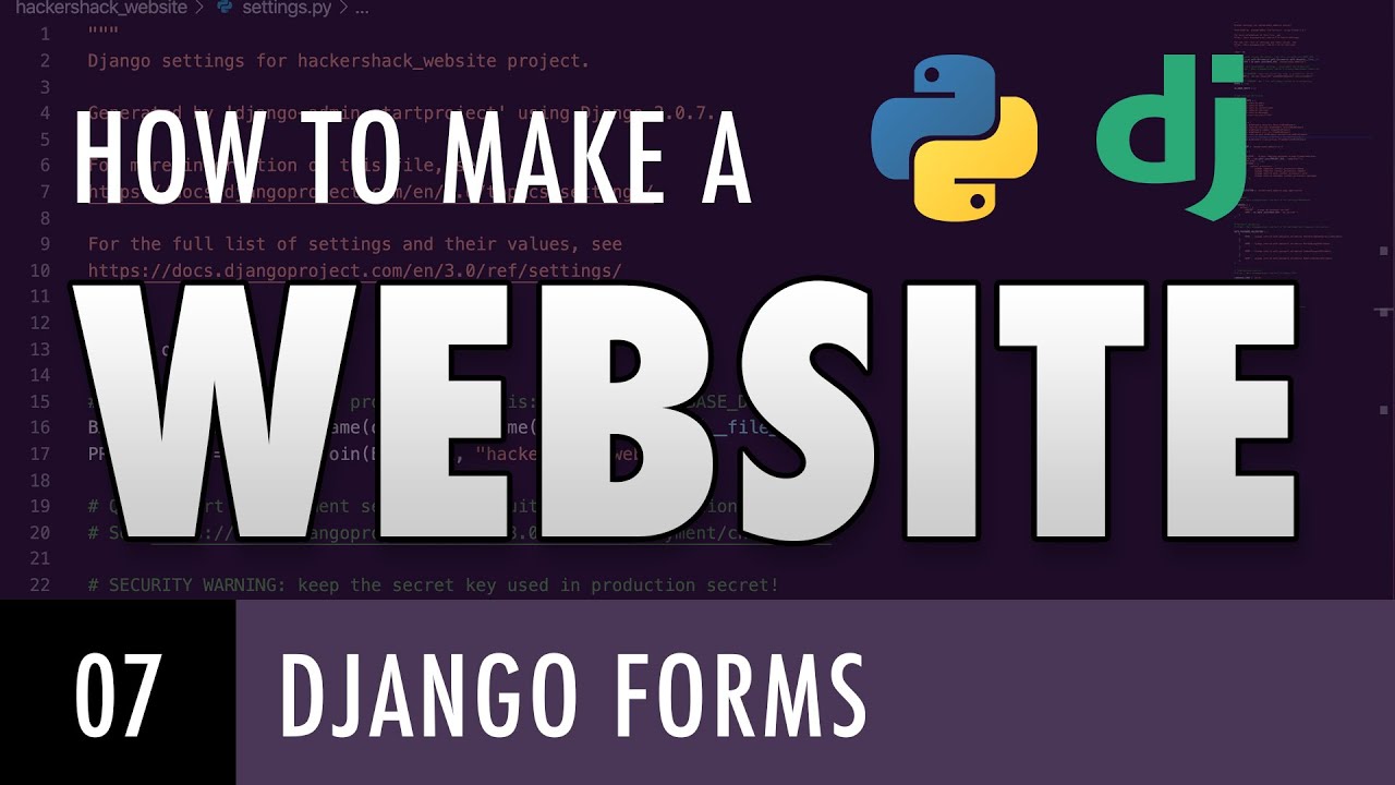 How to make a website with Python and Django BUILD A CONTACT PAGE