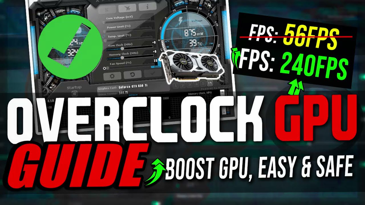 How To Overclock Your GPU The Ultimate Easy Guide 2021 🔧 YouTube