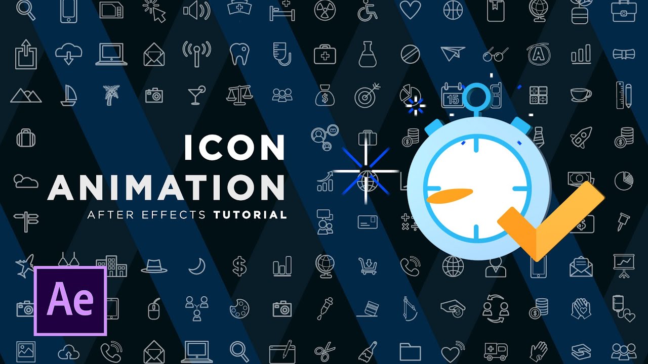 3 Icon Animation Techniques in After Effects Motion Graphics Tutorial
