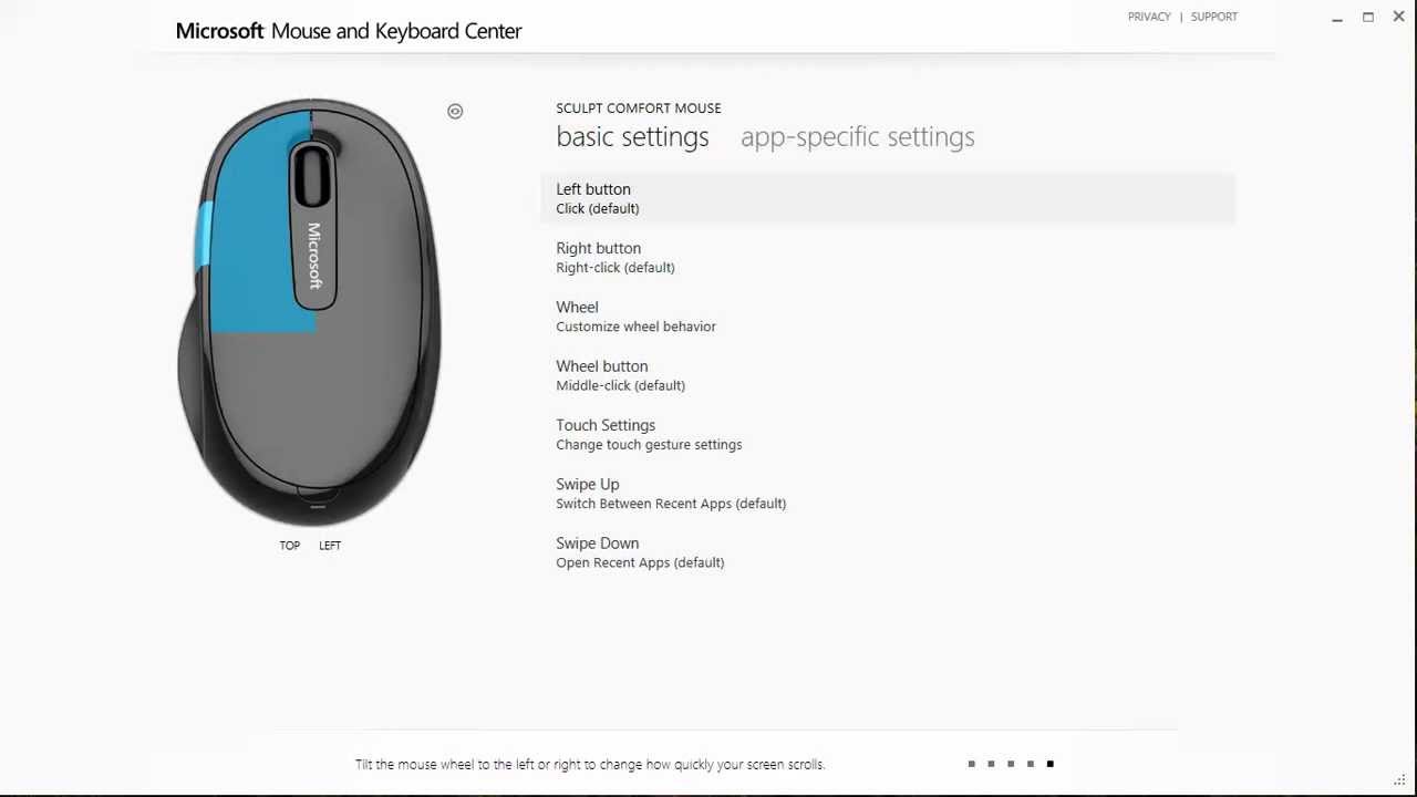 Microsoft Mouse and Keyboard Center Sculpt Comfort Mouse YouTube