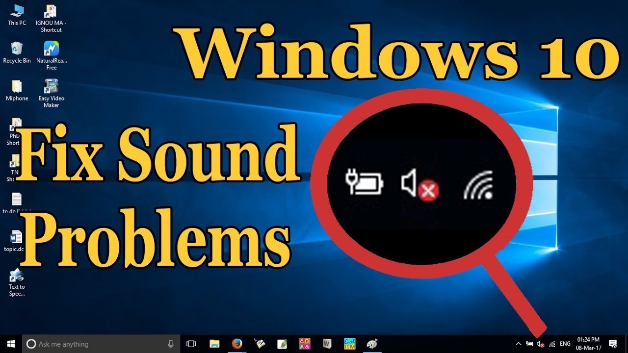 Fix audio/sound problems on windows 10 YouTube
