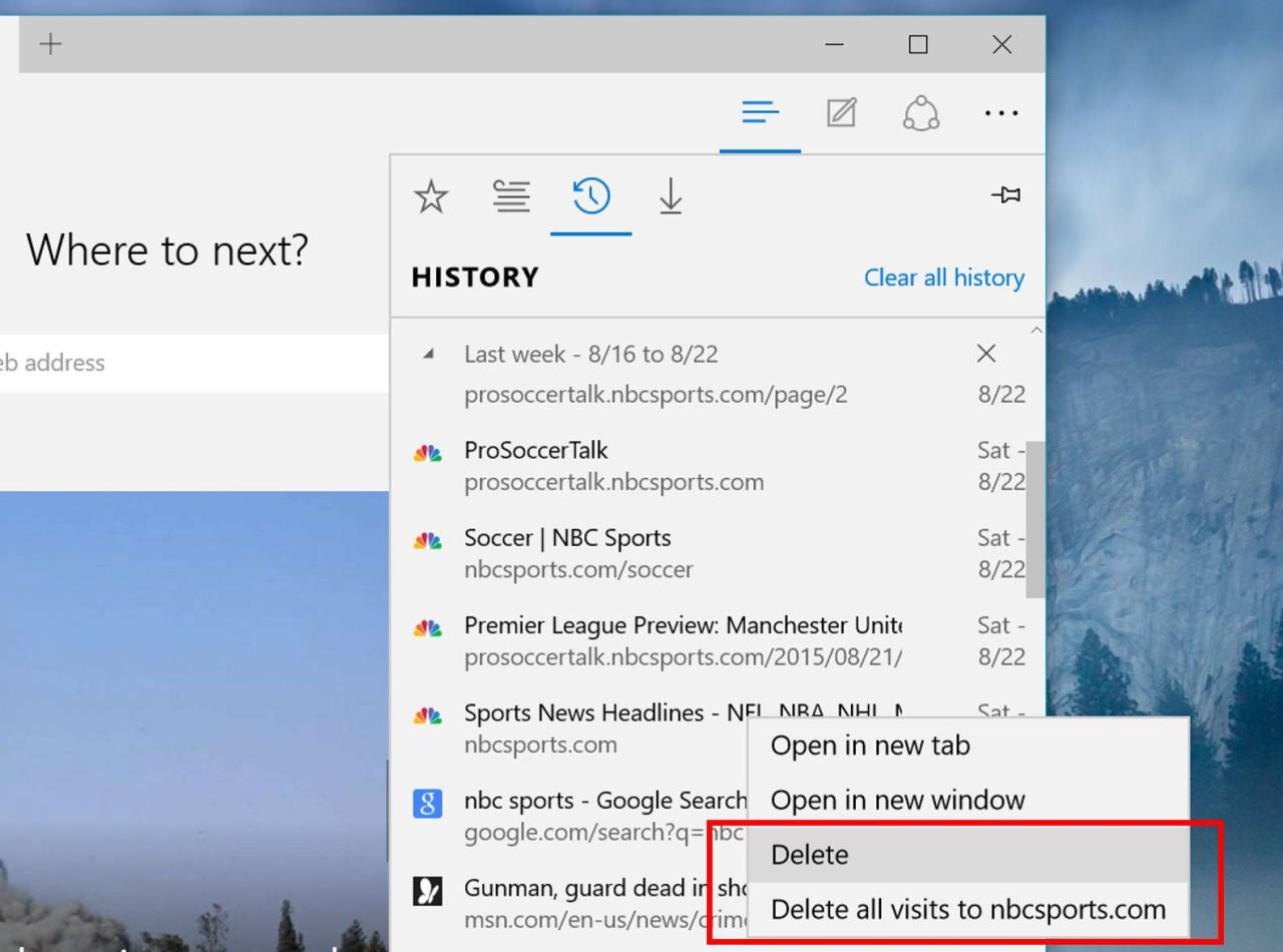 How to view and delete browser history in Microsoft Edge GEEK UP WITH