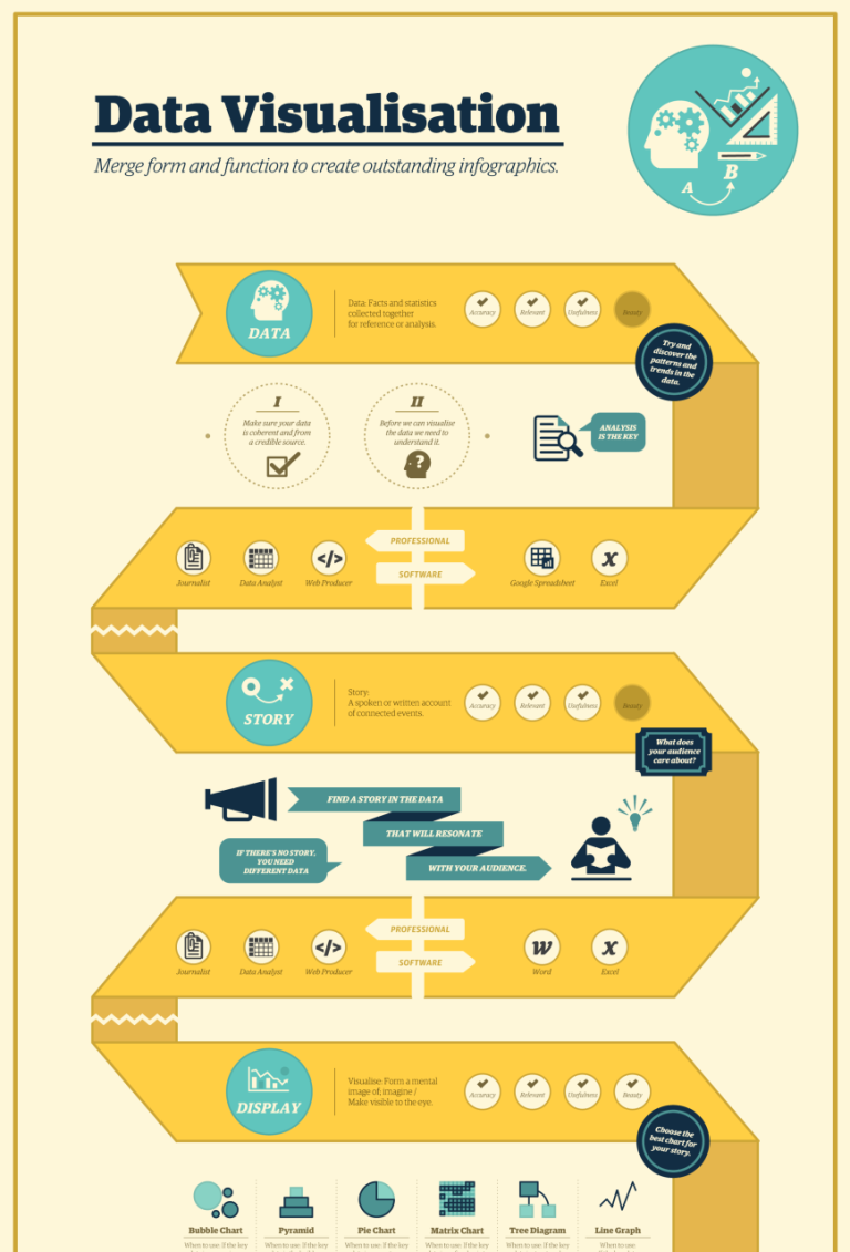 Beautiful Data Visualization Process Infographic Example Venngage