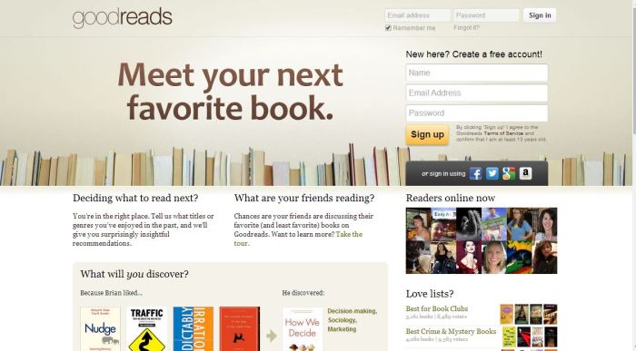 Book recommendation bookbub sites