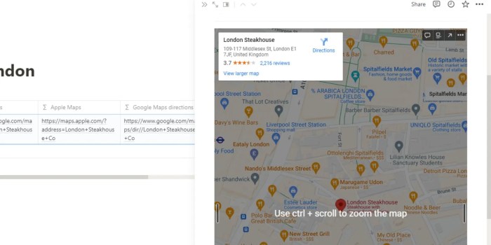 How to Generate Clickable Google and Apple Maps Links in Notion