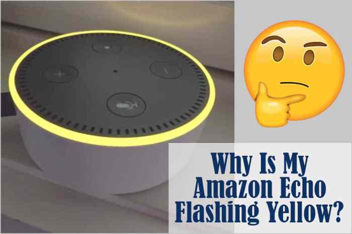 How to Disable the Yellow Flashing Light on Your Amazon Echo Device