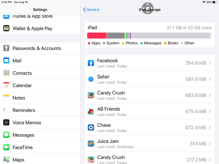 Crash memory low ipad fix frequent air reports appletoolbox usage diagnostic blow settings going general data How to Solve iPad Low Memory Warnings on iOS 4.2.1