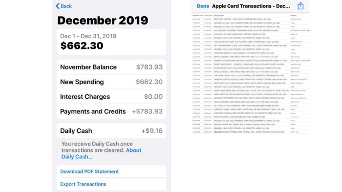 How to export Apple Card transactions to a spreadsheet