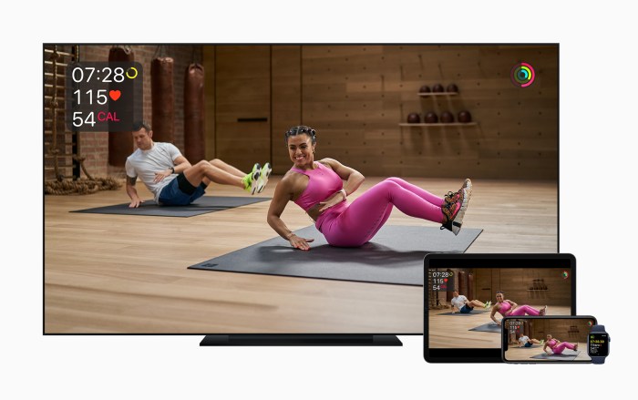 Stay in shape while you’re stuck indoors with Apple TV fitness apps