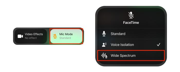 How to enable wide spectrum audio for FaceTime calls in iOS 15