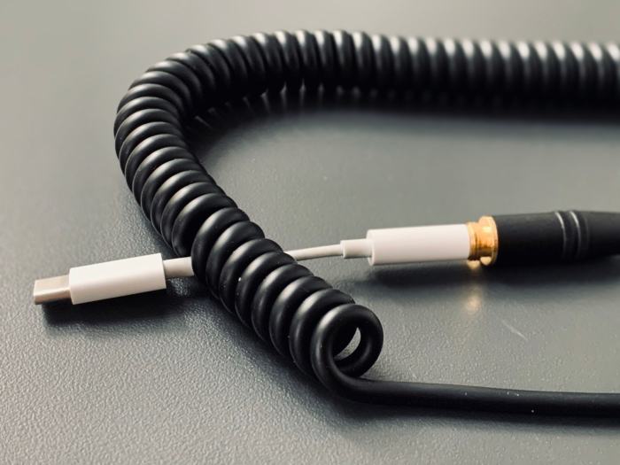 Dongle-tangling: Use dark chaotic forces and never lose your headphone adapter again