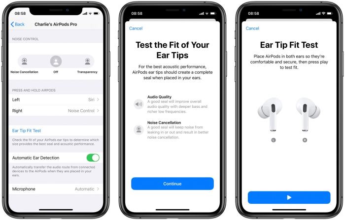 How to use AirPods Pro Ear Tip Fit Test to make them sound their best