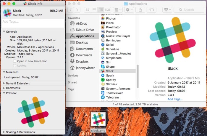 How to change the Slack logo back on your Mac