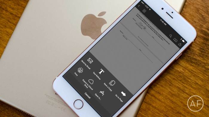 How to sign, scan and send PDFs with an iPhone or iPad