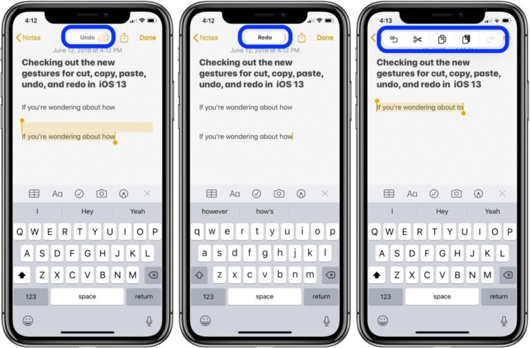 How to use the new copy, paste and undo gestures in iPadOS 13