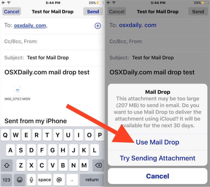 How to email huge attachments with MailDrop