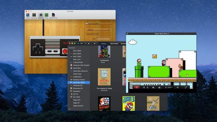 Mac games openemu video nes classic play intro emulator game gaming arcade open mouse style