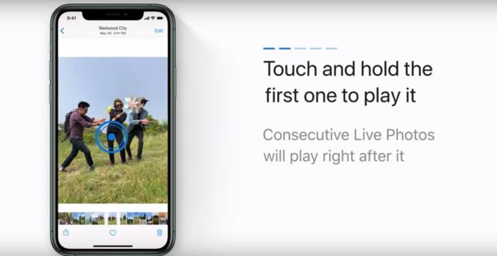 Here’s how to turn Live Photos into a video