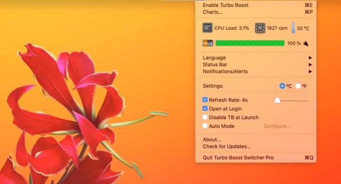 Disable Turbo Boost to keep your MacBook cool