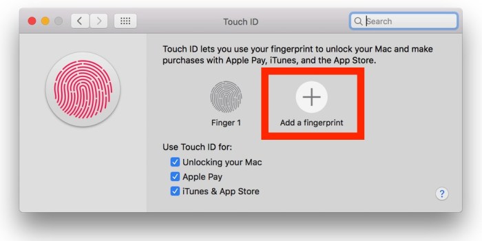 Pro tip: Add a second fingerprint and customize Touch ID on Mac