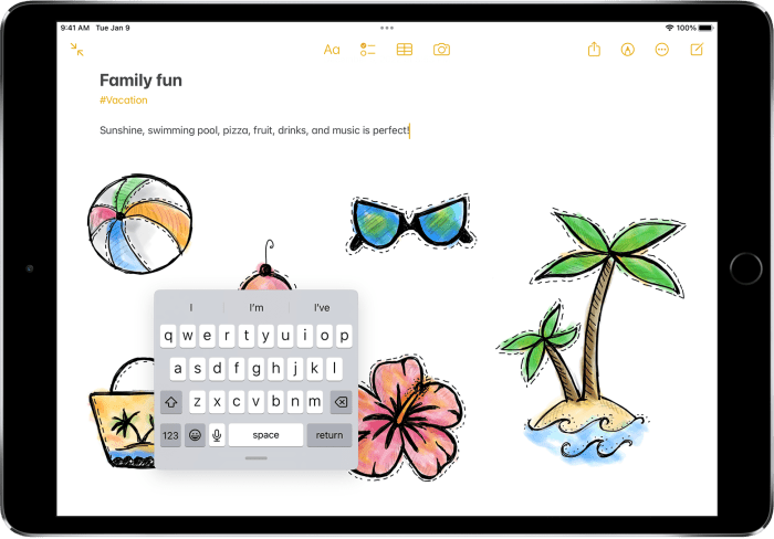 Keyboard floating ipad ipados size full turn off appletoolbox tap selecting icon also