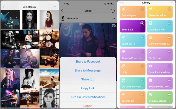 Download Instagram photos with this Siri shortcut