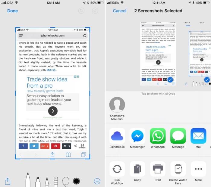 How to use iOS 11’s powerful new screenshot markup tool