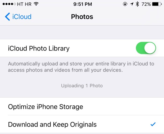 The quickest way to find images with iOS 9