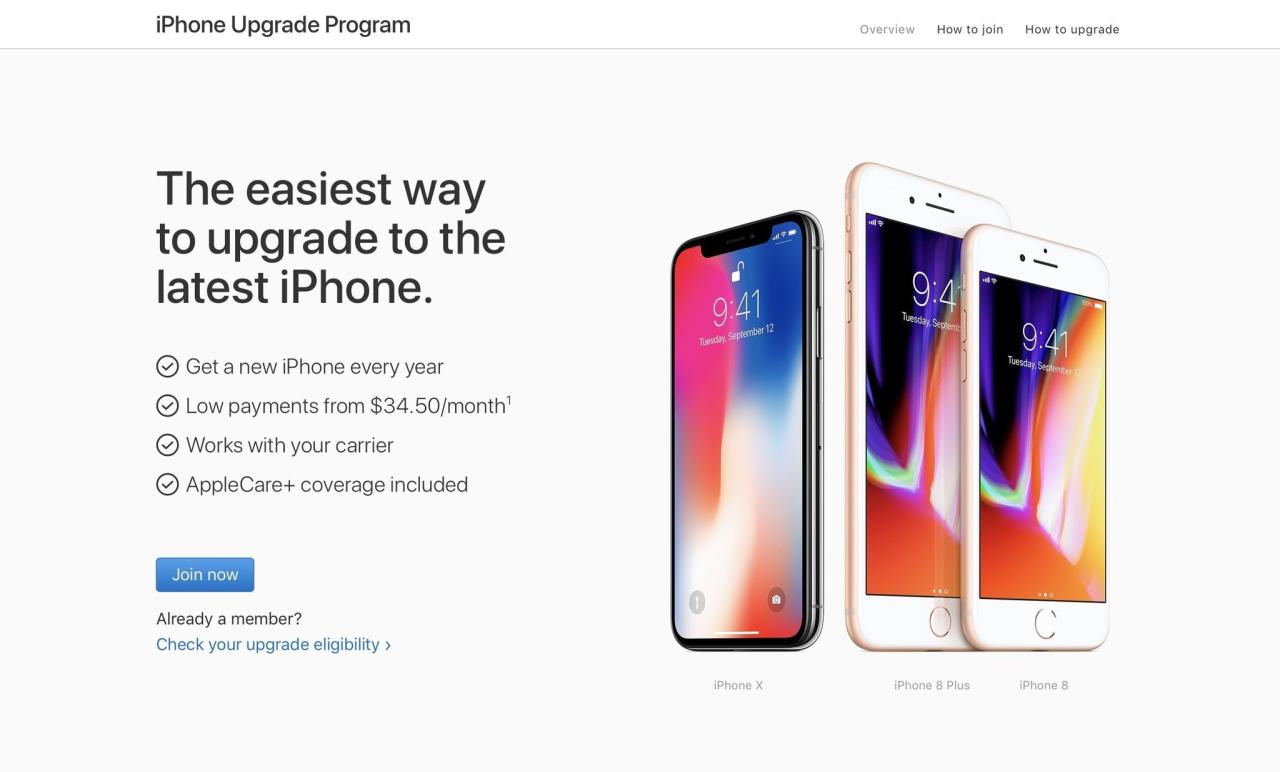 How to change credit card or bank account used by iPhone Upgrade Program