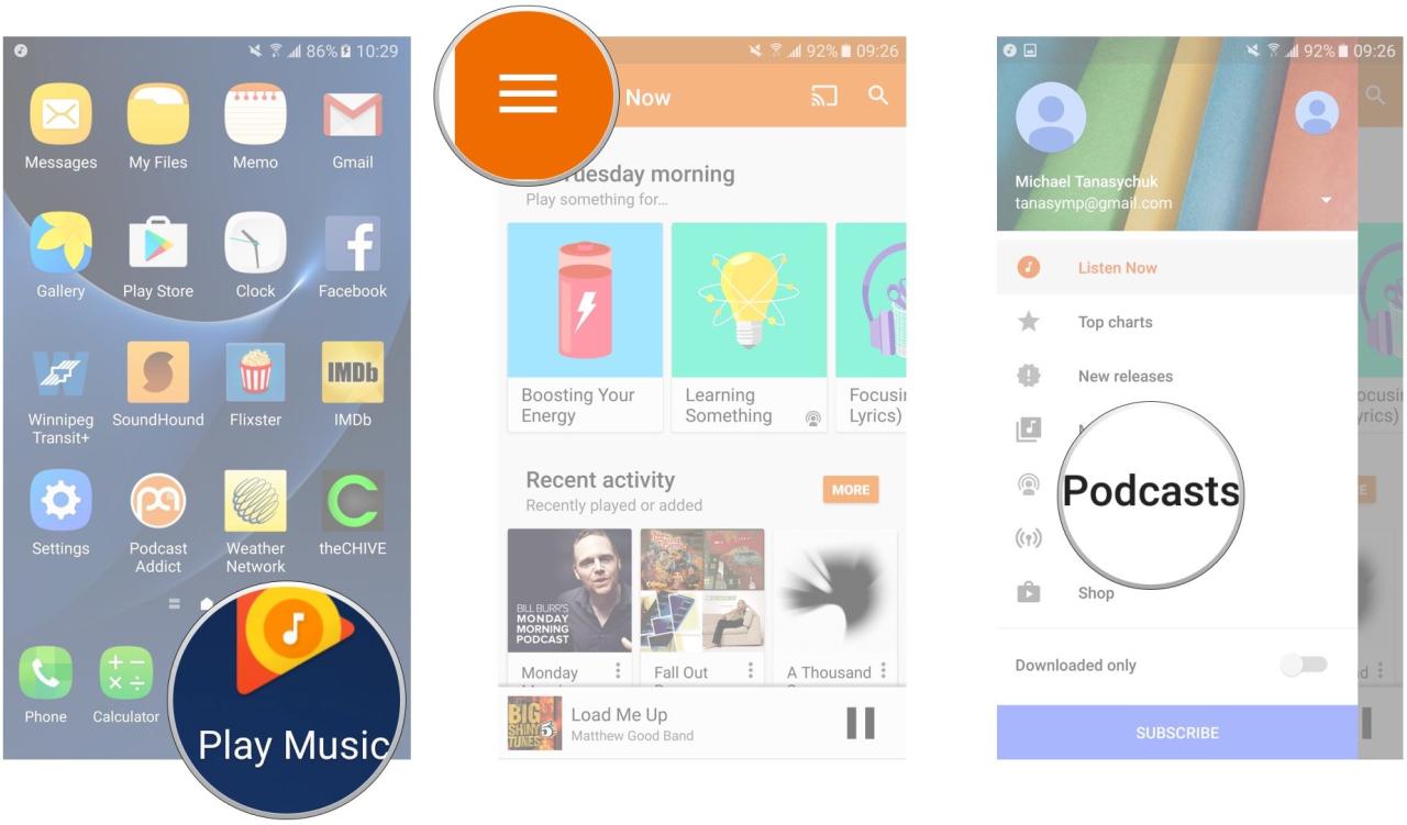 Podcast google play music podcasts phandroid seeing already users quick support some preview here portal brings just show