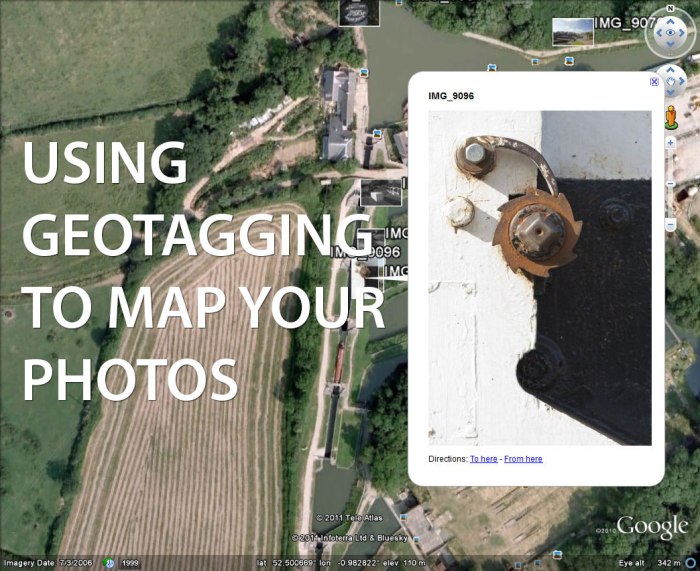 How to make your regular camera photos show up on a map