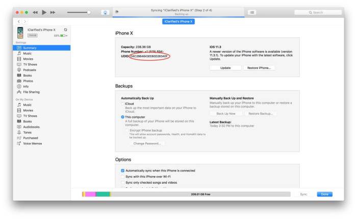 Ecid mac find iphone device ipad recovery apple mode mobile iclarified ibss generate certificate 3gs unique tree usb panel right