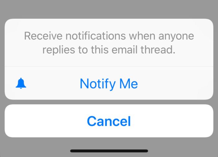 How to get iPhone alerts when someone replies to that super-important email thread