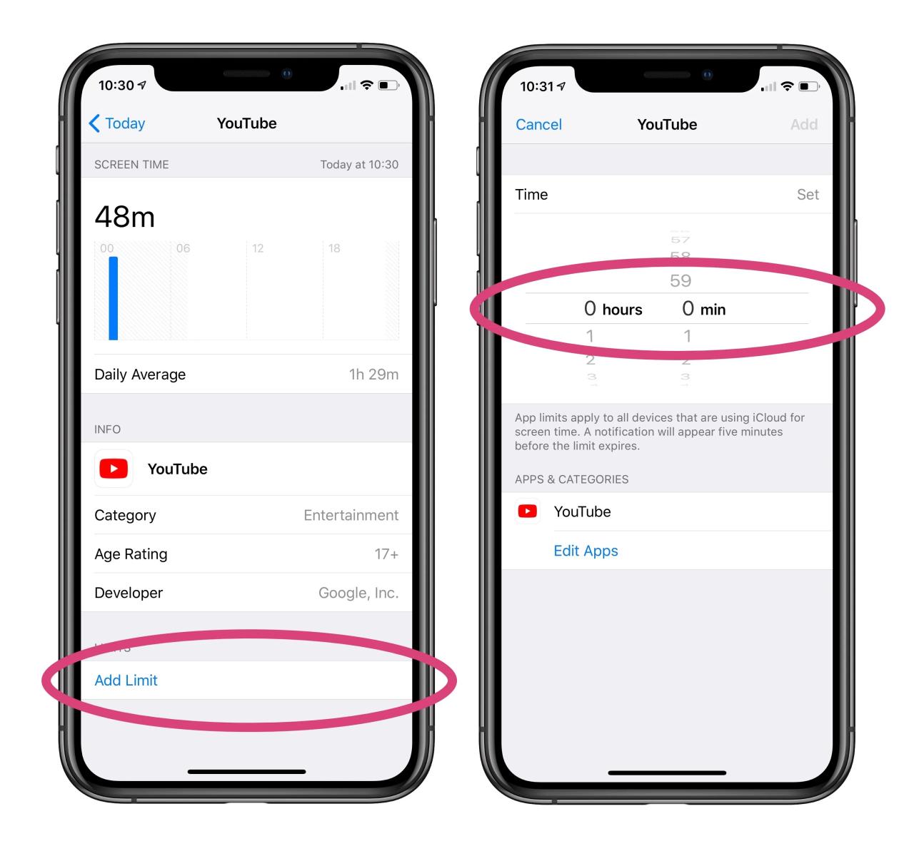 How to add time limits for apps in iOS 12 Screen Time