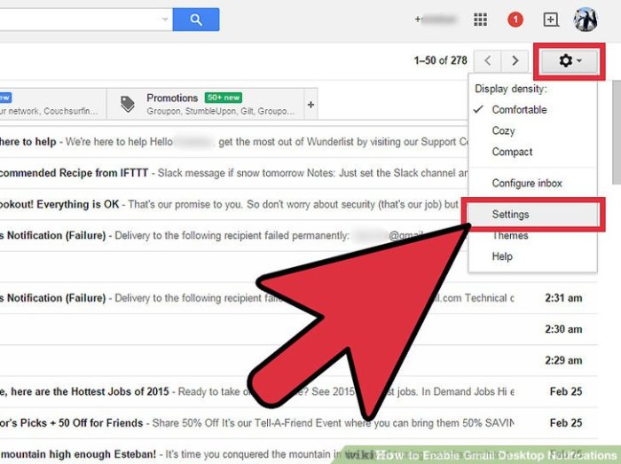 How to get desktop notifications for Gmail in OS X without using Mail