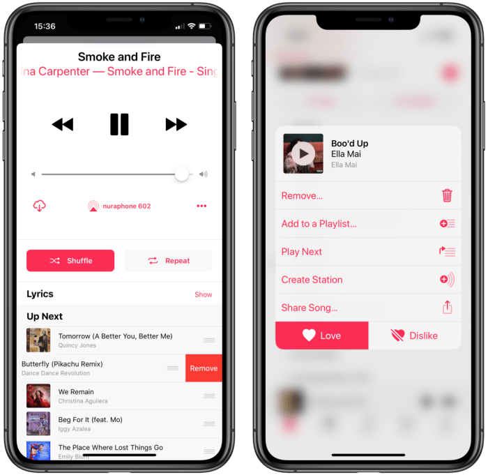 How to quickly queue songs on Apple Music and clear the queue