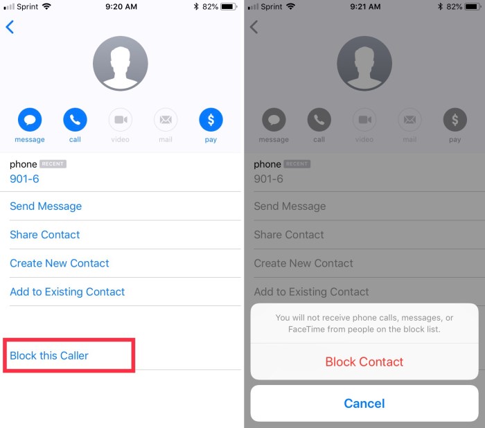 How to block contacts from calling, texting and emailing