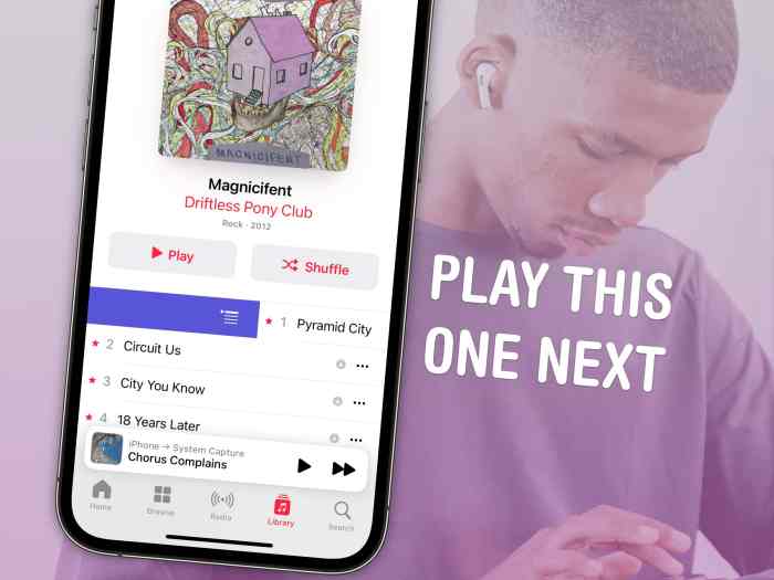 Apple music queue songs unwanted upcoming remove clear next