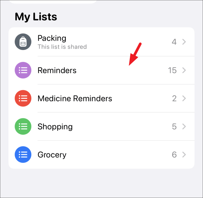 How to use grocery lists in Reminders on iPhone