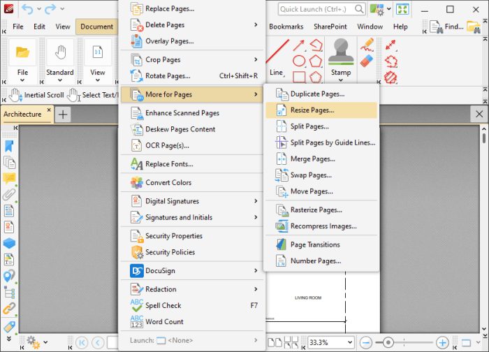 Word resize source file