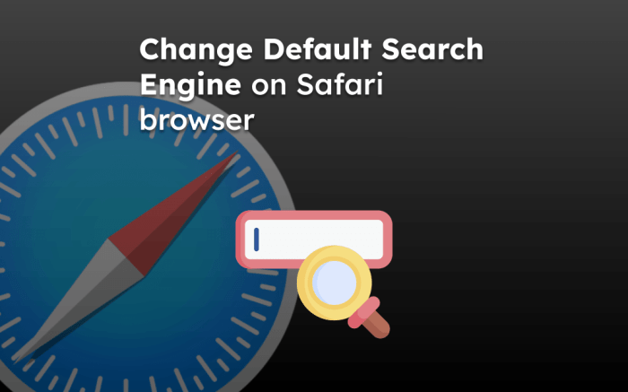 Ditch Google for another search engine inside Safari