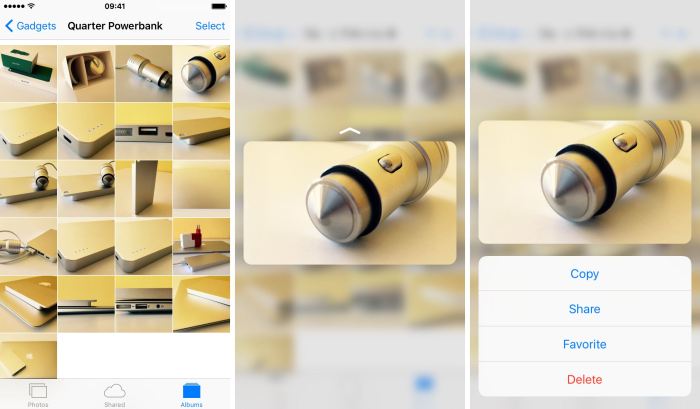 How to quickly take charge of your photos with 3D Touch