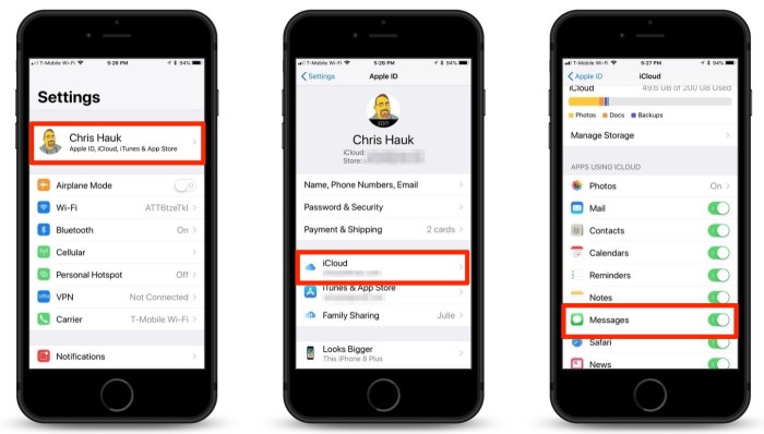 How to set up and use Messages in iCloud in iOS 11.4