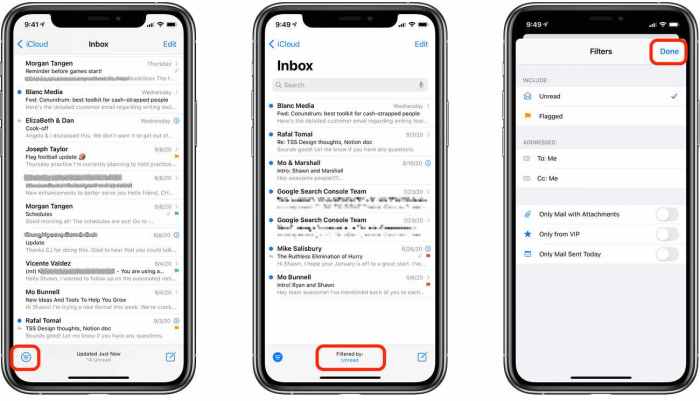 Ipad inbox