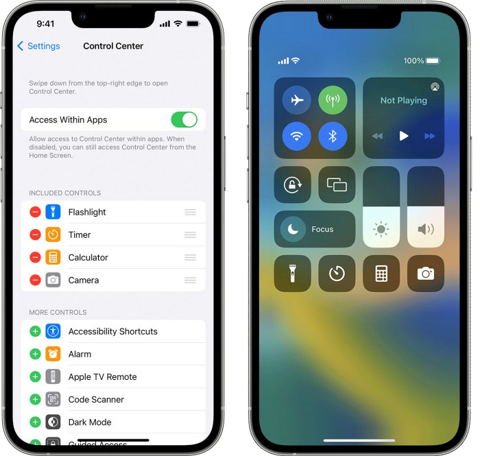 Control center ios customize menu like do toggles simple favorite